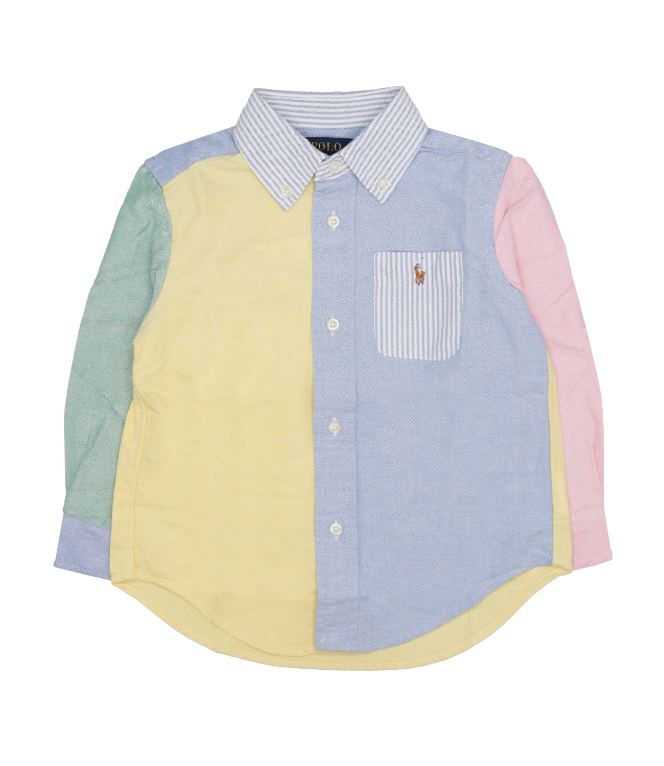 Ralph Lauren Childrenswear | Camicia Gialla e Celeste