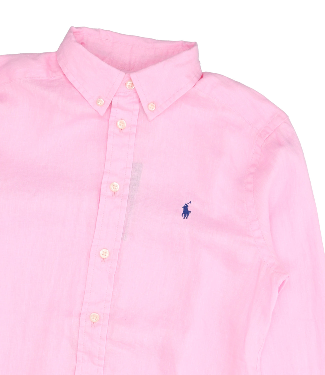 Ralph Lauren Childrenswear | Pink Linen Shirt