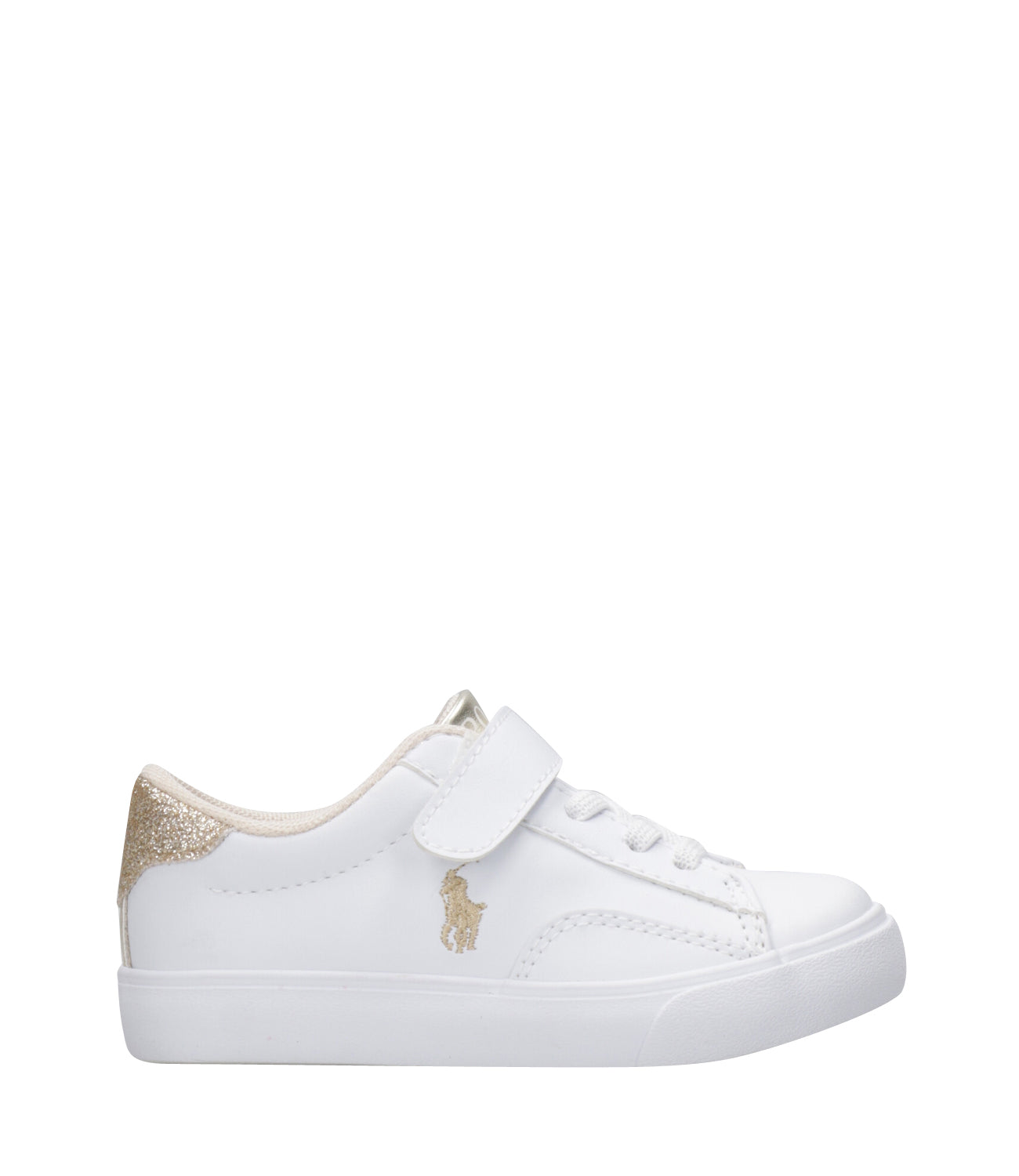 Ralph Lauren Childrenswear | Sneakers Theron V PS White and Gold