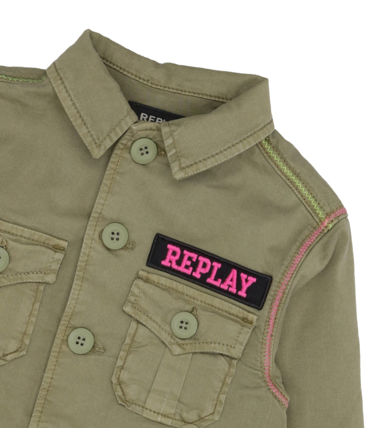 Replay & Sons Junior | Military Green Jacket