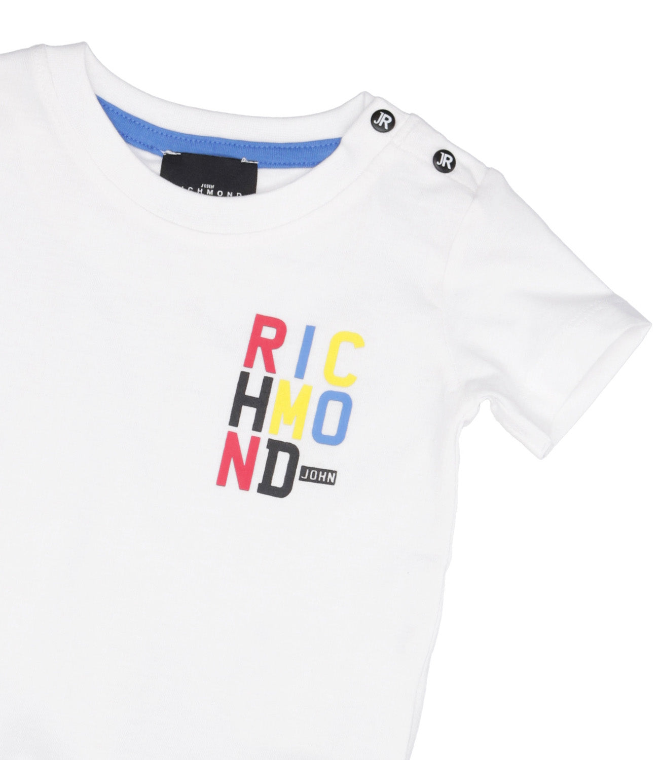 Richmond Kids | Set T-Shirt e Bermuda Bianco e Azzurro