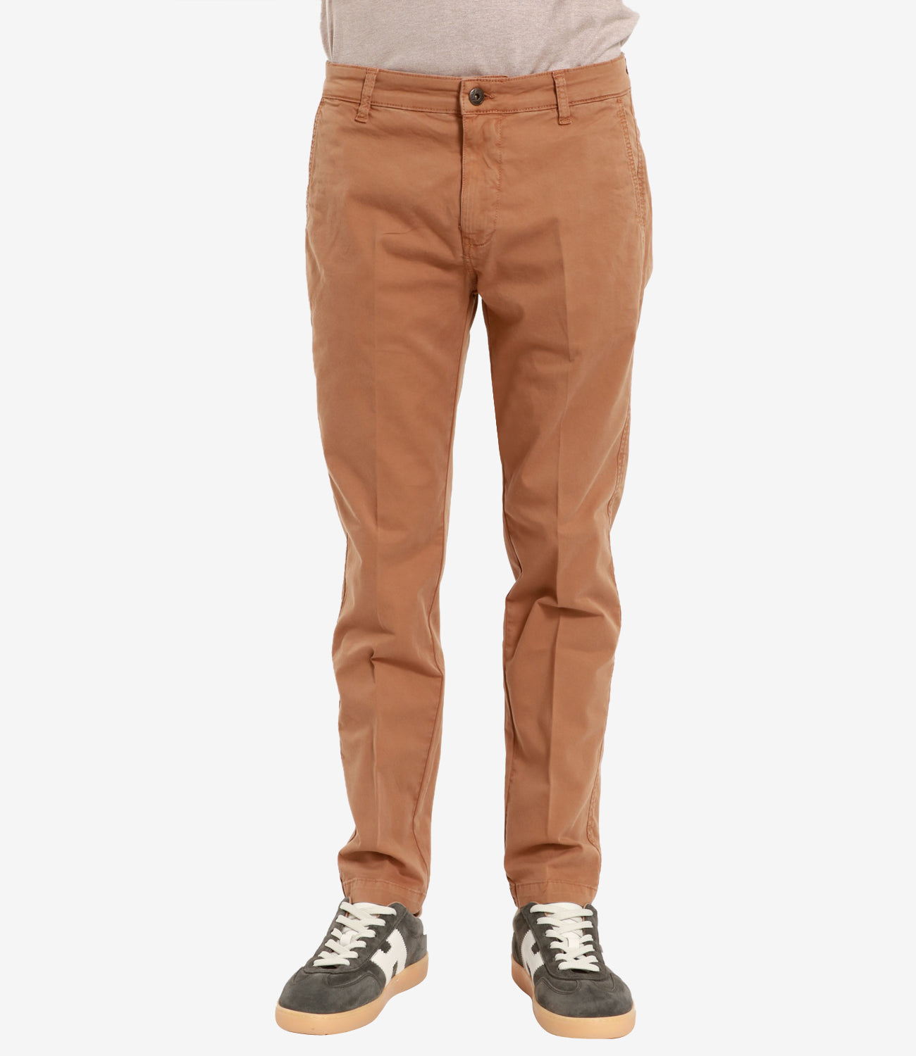 Roy Roger's | Smart Tobacco Chino Trousers