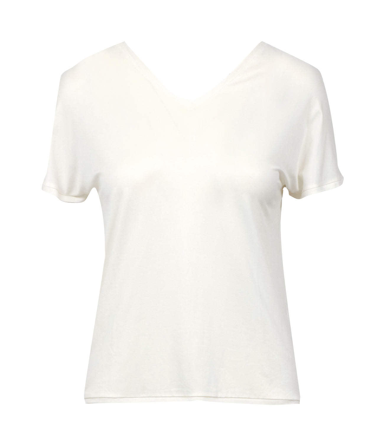RRD | T-Shirt Cupro V Neck Bianco