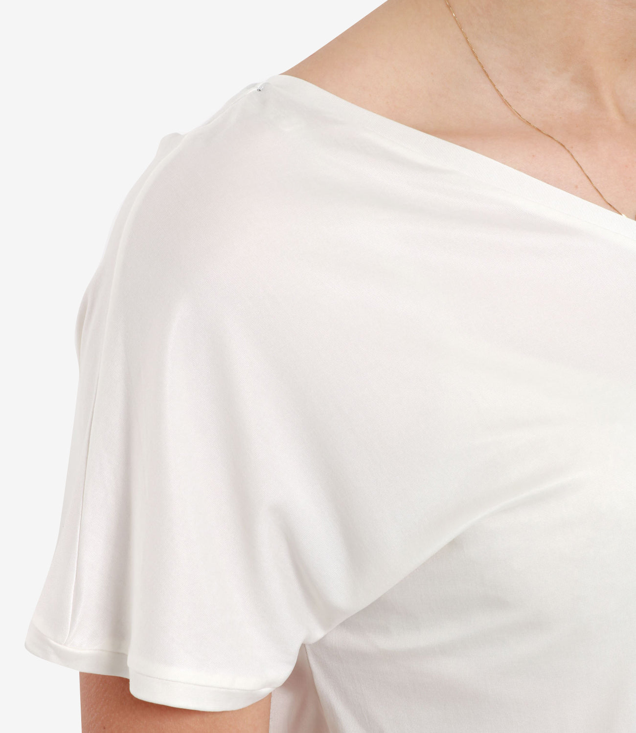 RRD | T-Shirt Cupro V Neck Bianco