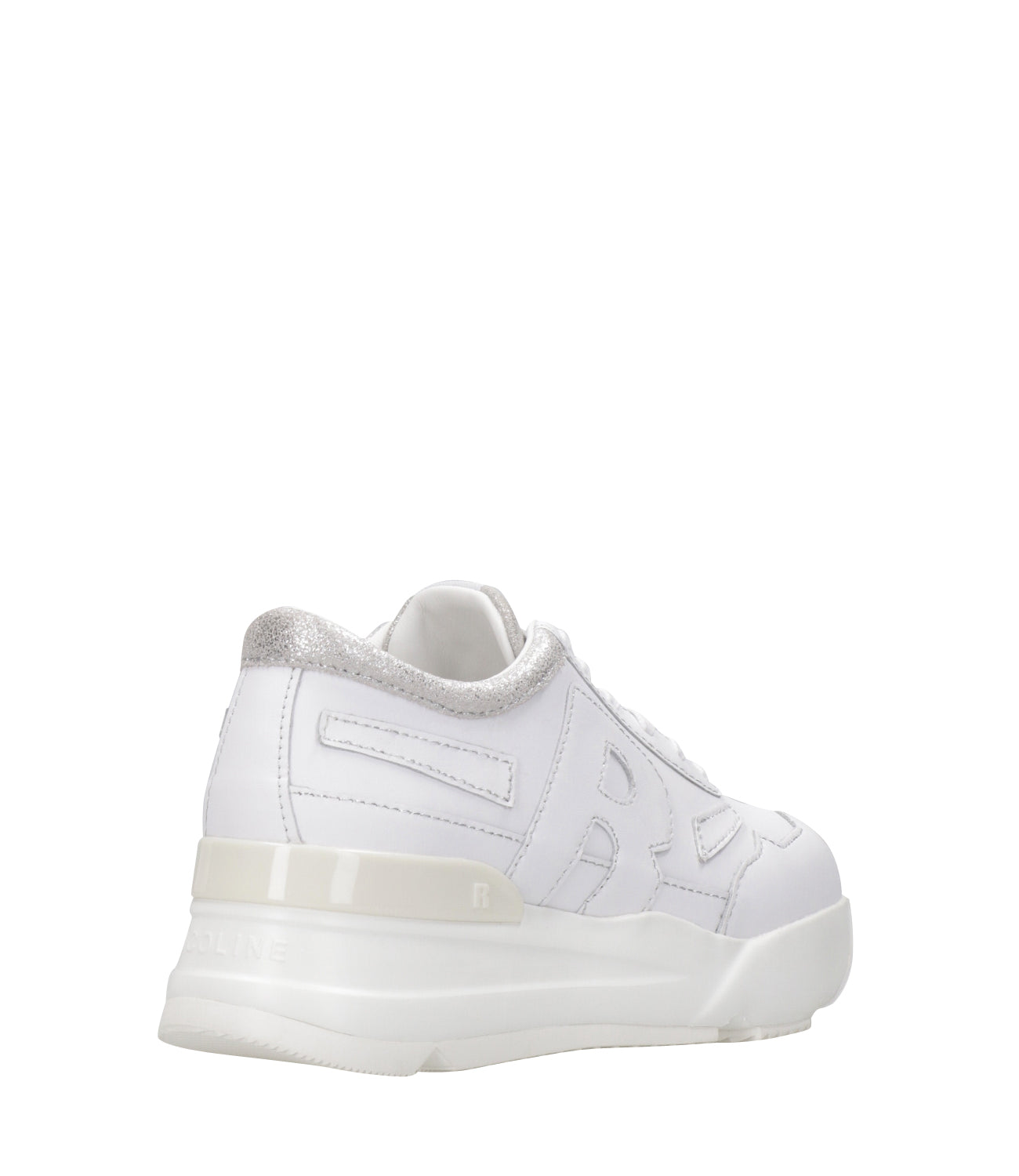 Rucoline | Sneakers R-Evolve Bomber Bianca e Argento