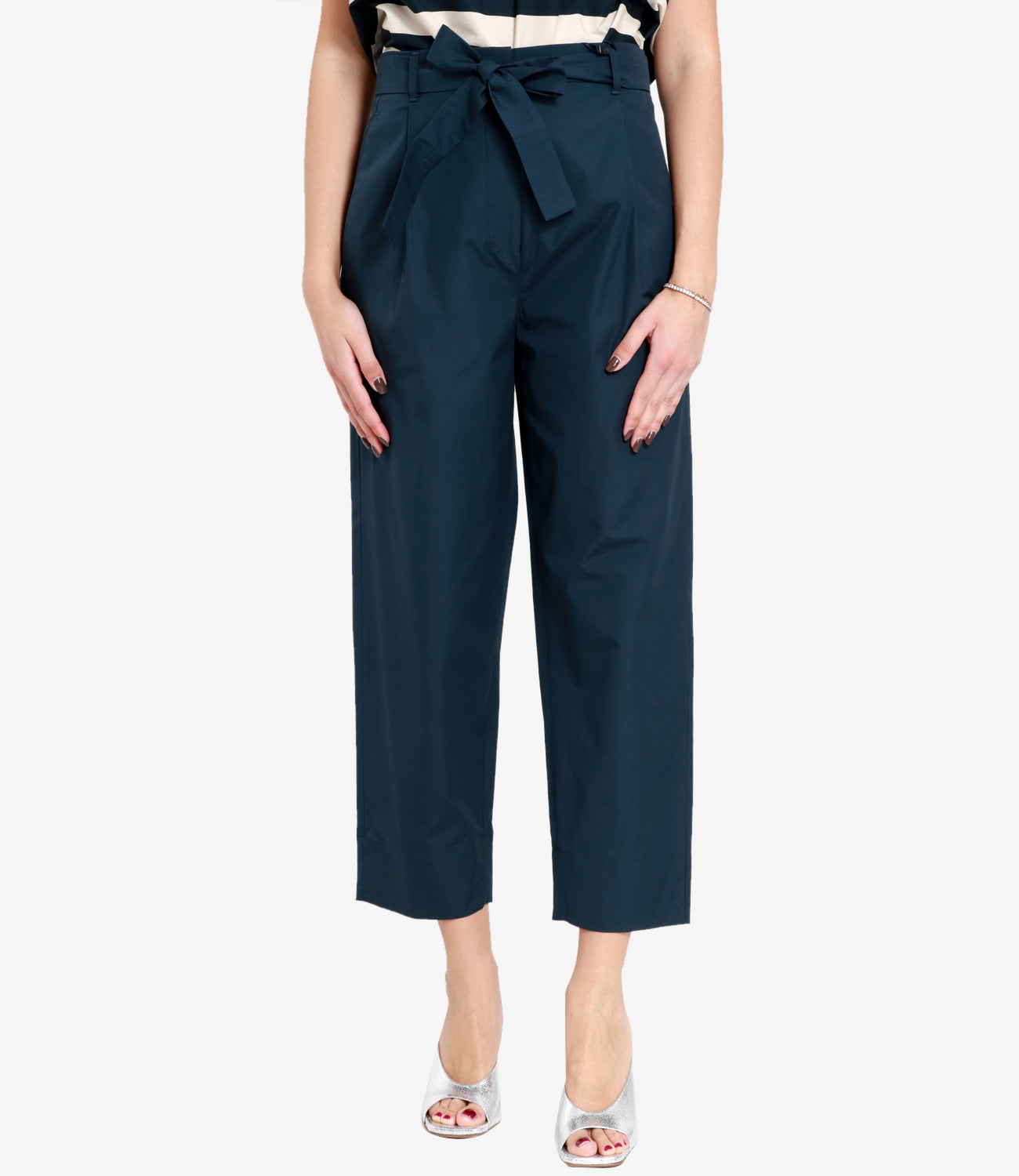 S Max Mara | Pantalone Attilio Blu Navy