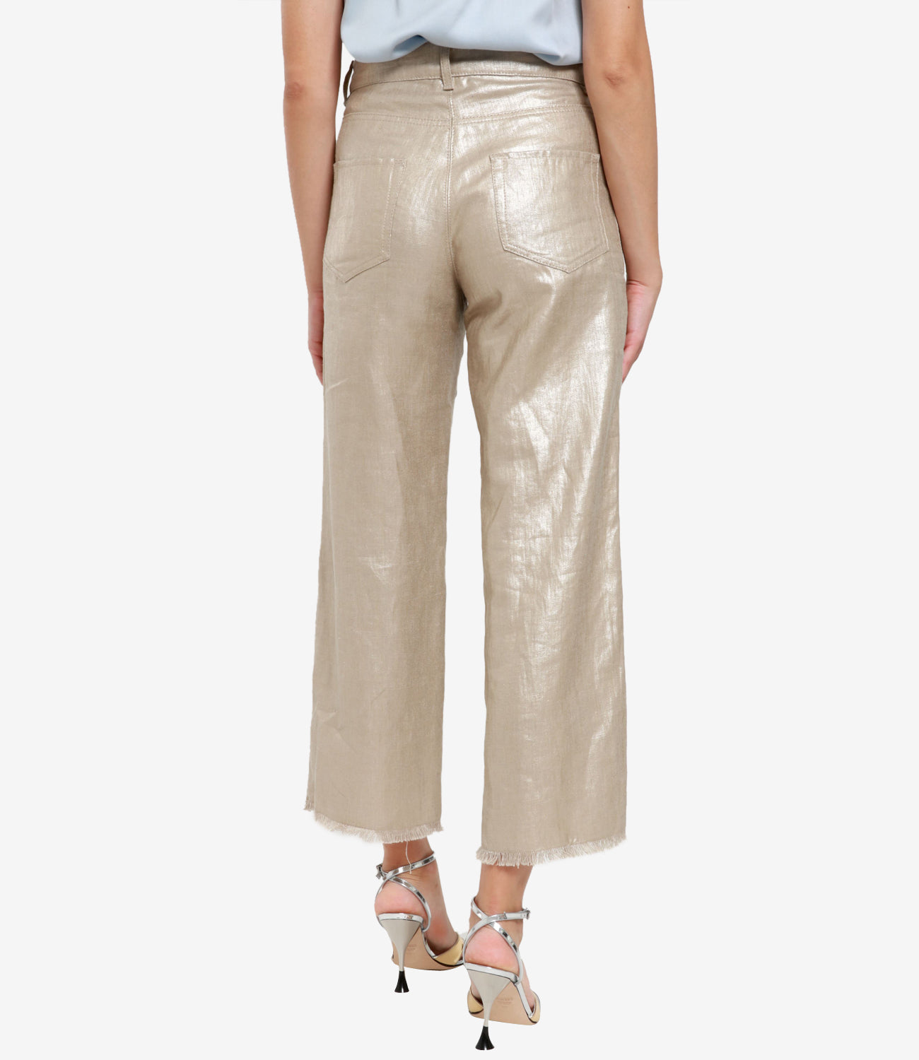 S Max Mara | Pantalone Bouquet Oro