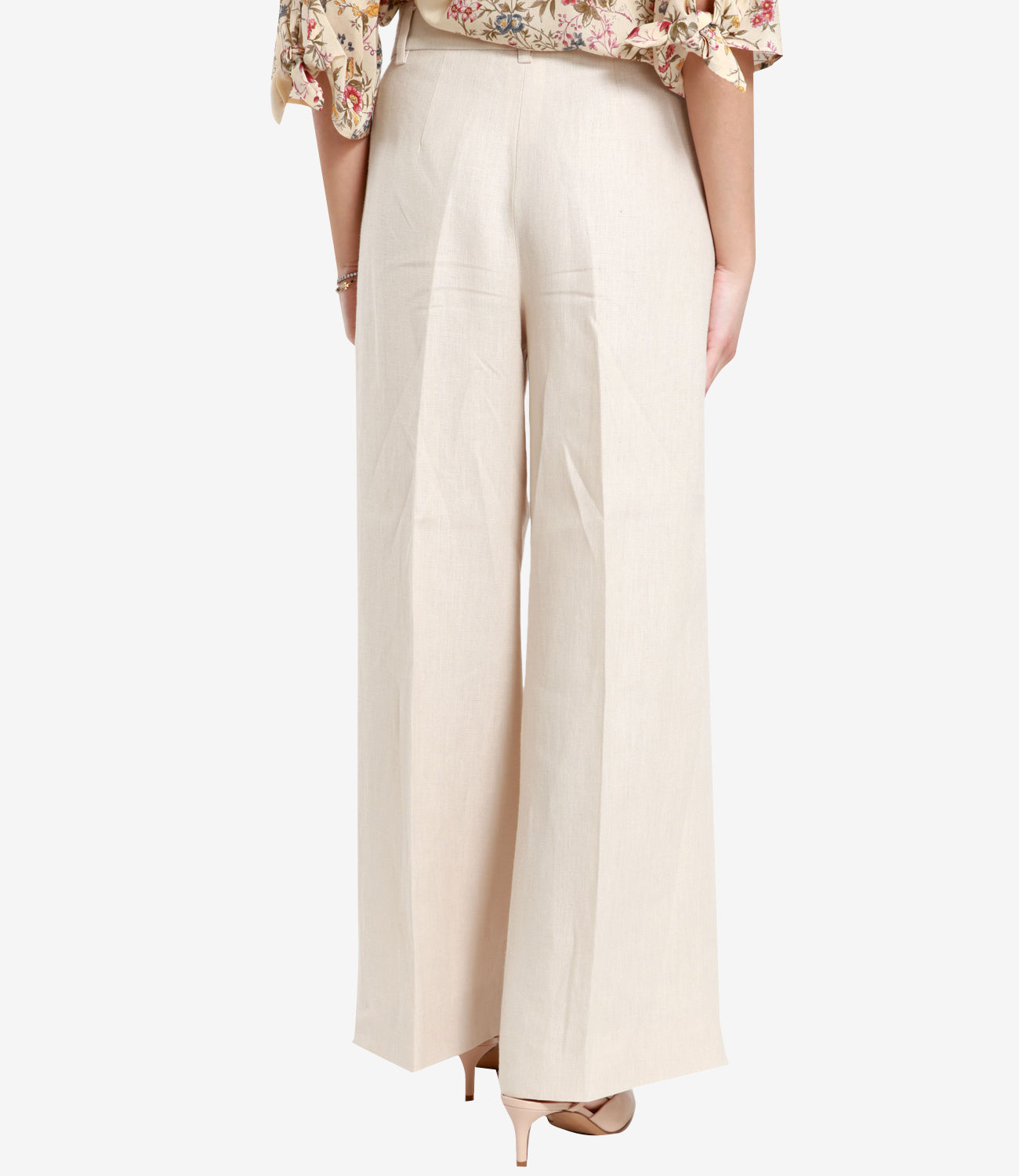 S Max Mara | Pantalone Lira Beige