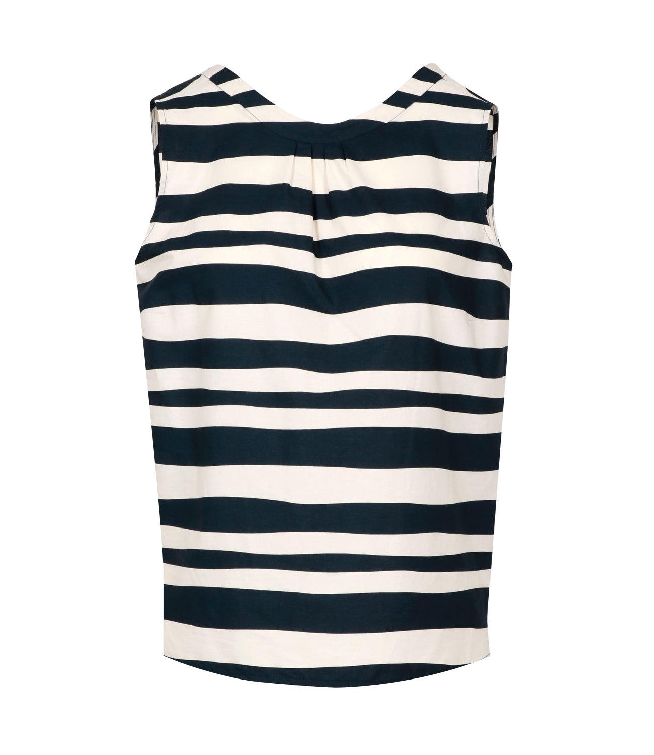 S Max Mara | Top Haway Navy Blue and White