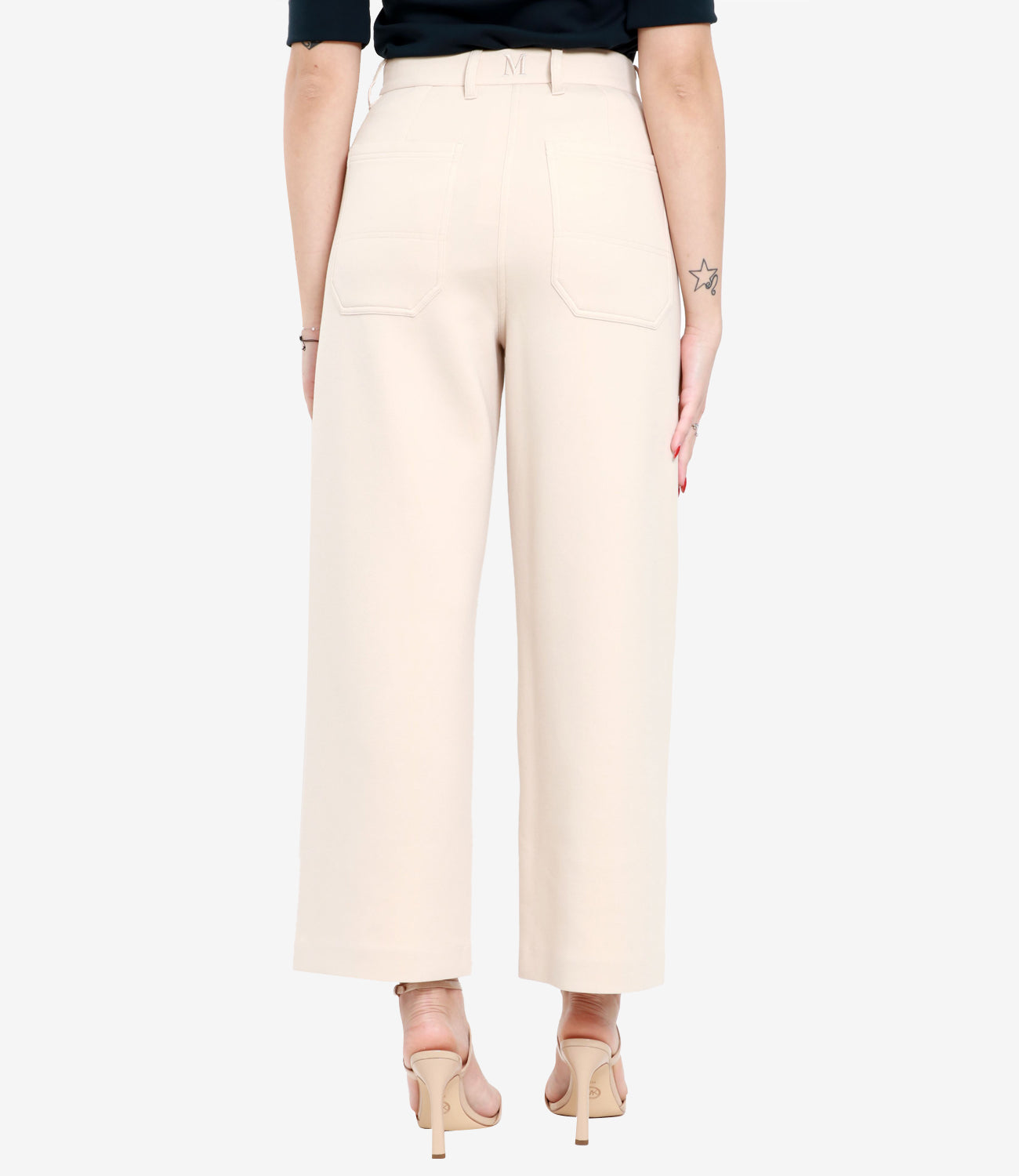 S Max Mara | Beige Dome Pant