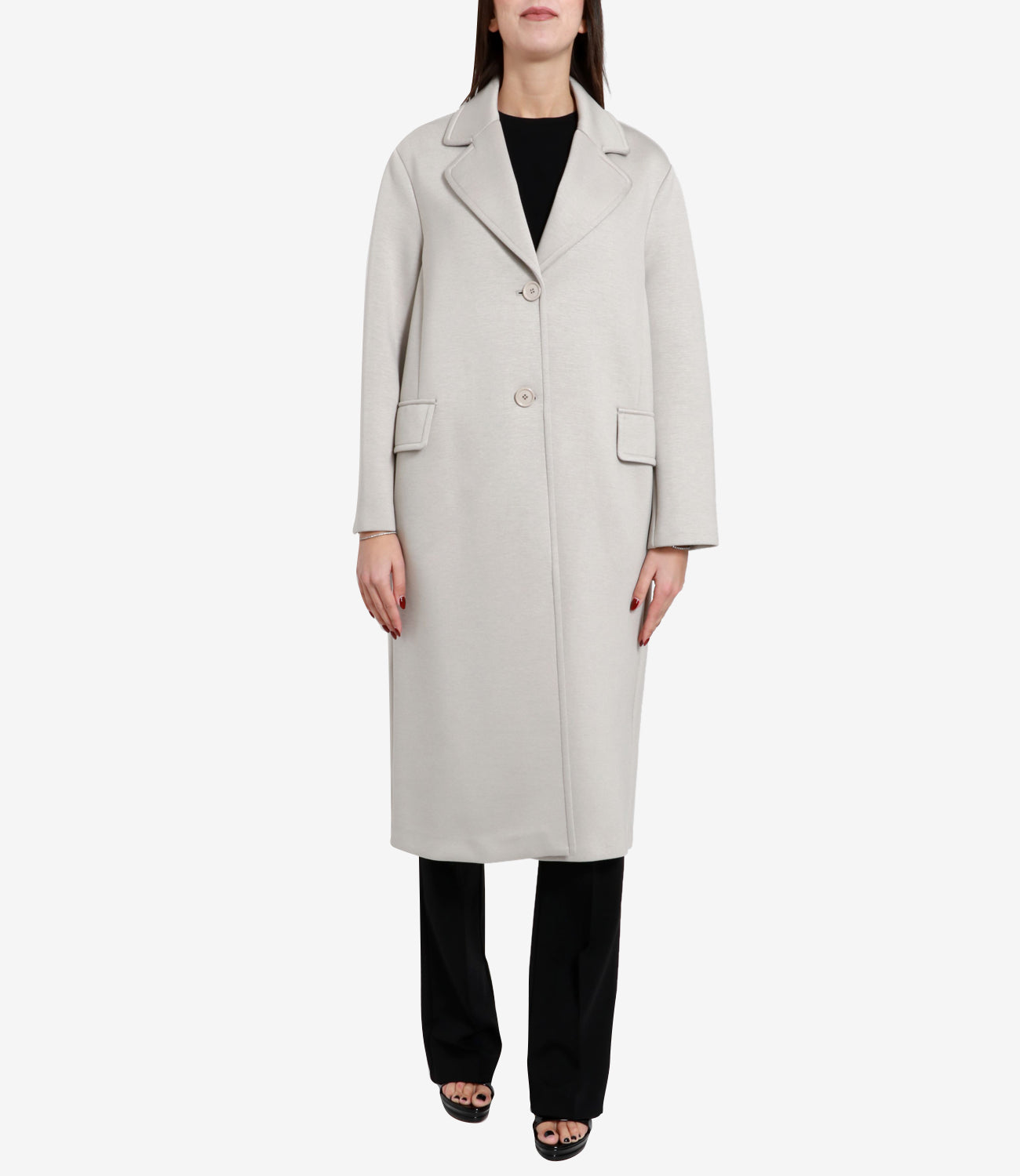 S Max Mara | Cappotto Ecru