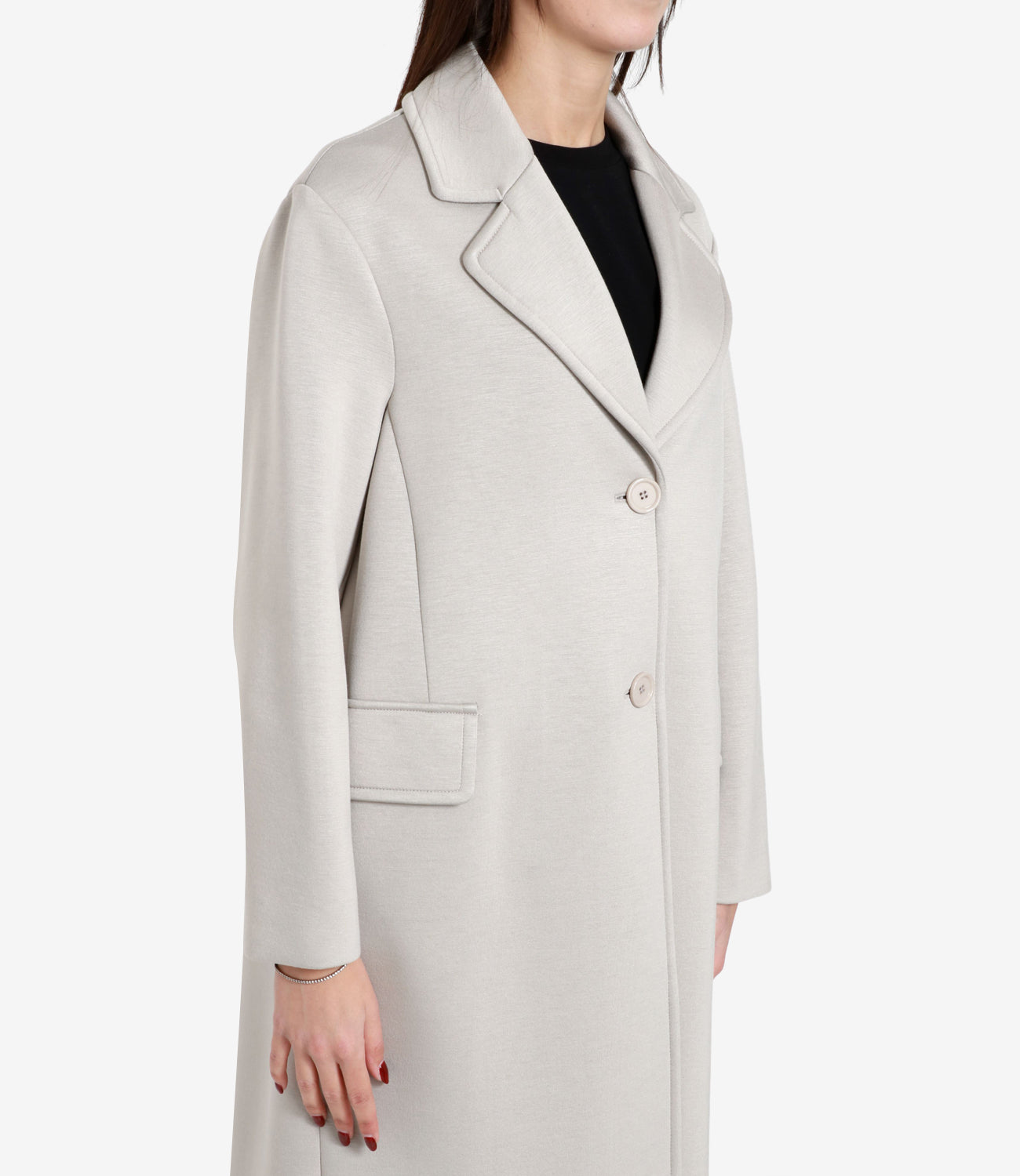 S Max Mara | Cappotto Ecru