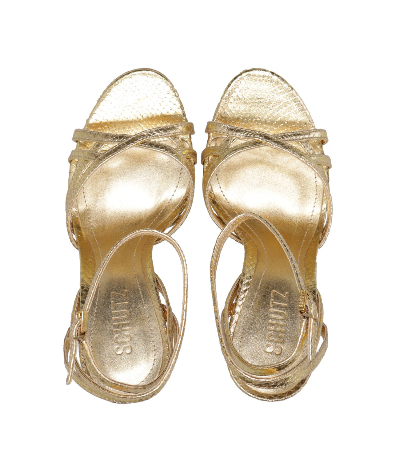 Shutz | Gold Sandal