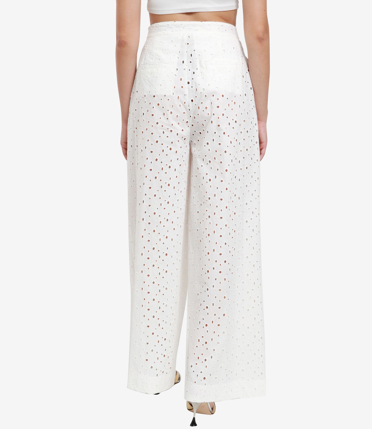 Semicouture | Pantalone Elda Bianco