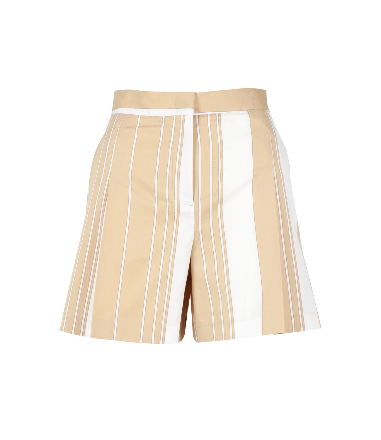 Semicouture | Violante Shorts Beige and White