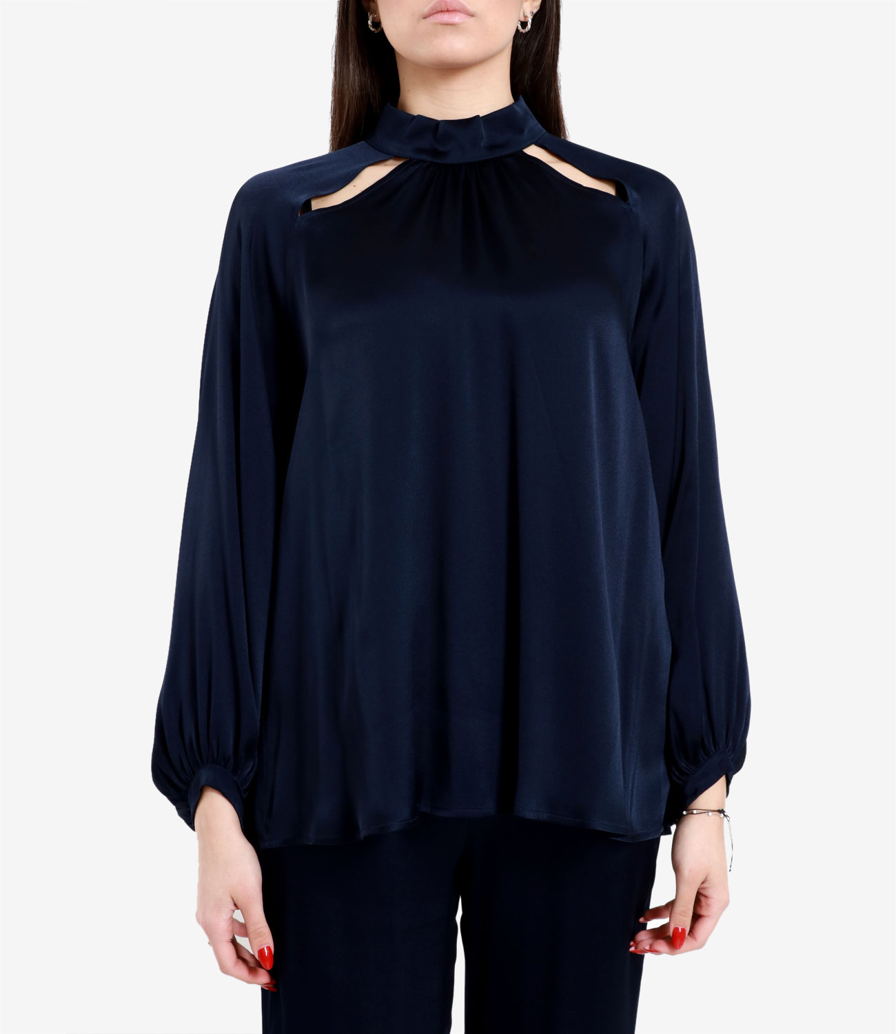 Semicouture | Blusa Jazmin Blu Notte