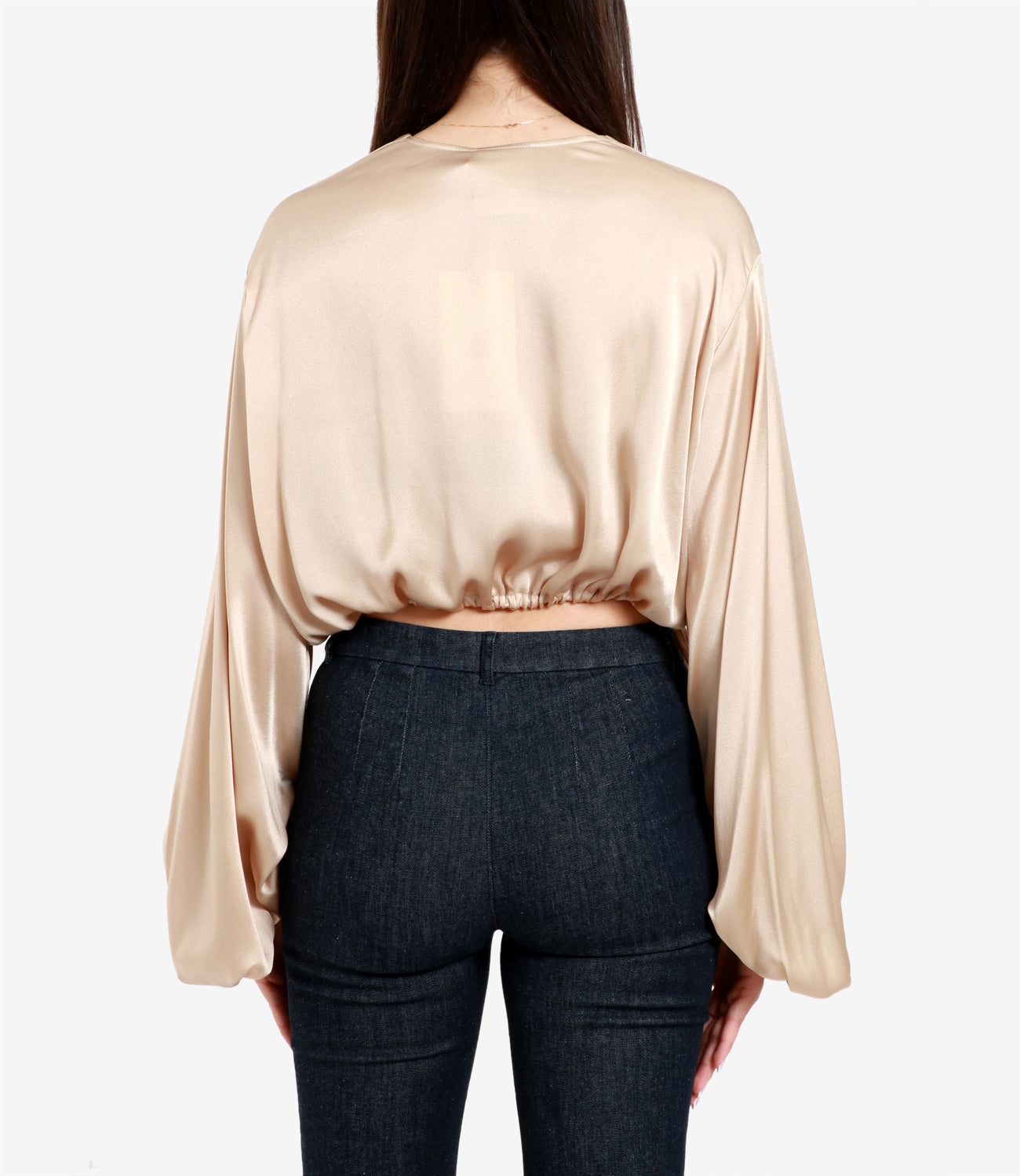 Semicouture | Blusa Sophie Cammello Chiaro