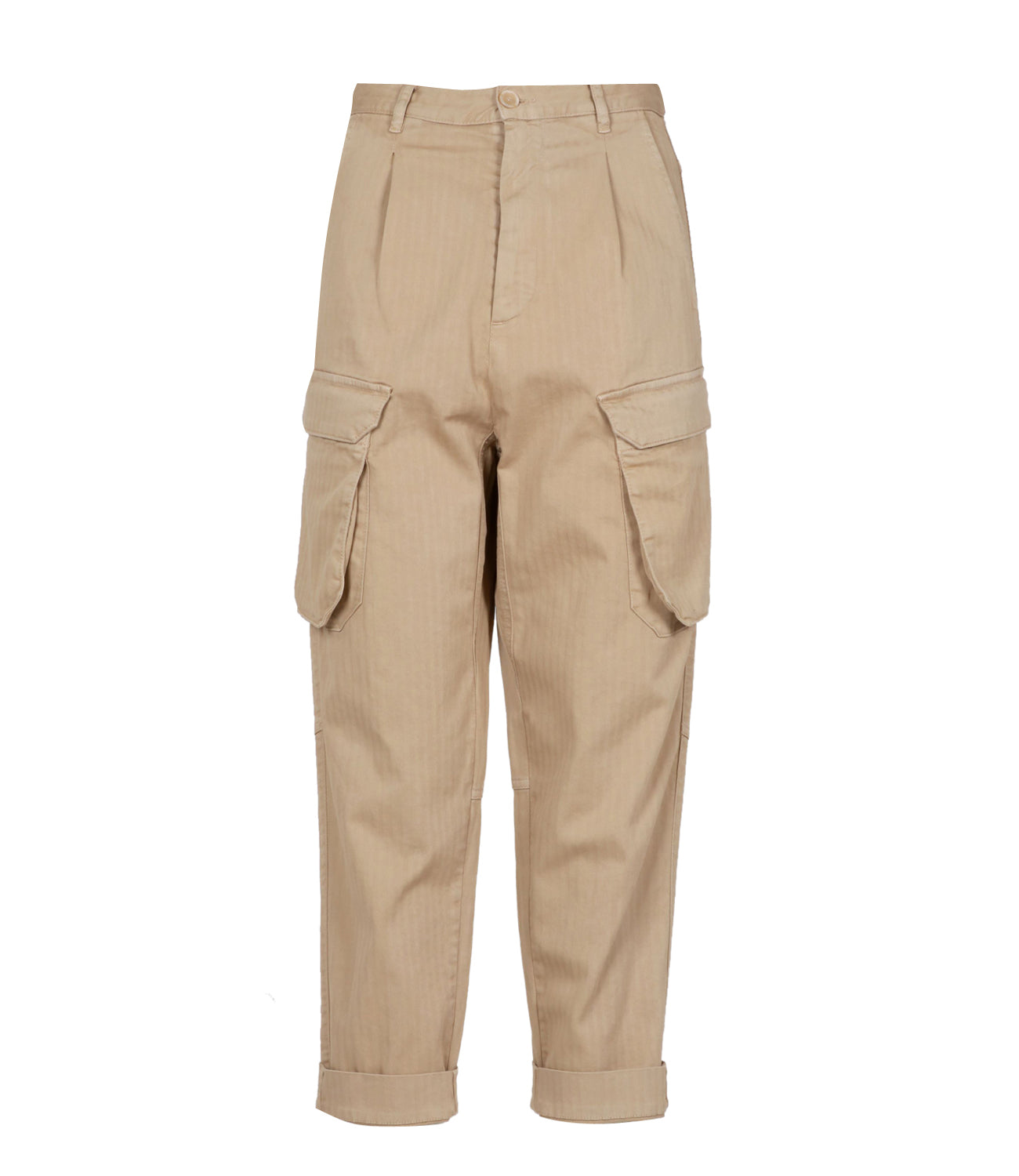 Semicouture | White Hazelnut Trousers