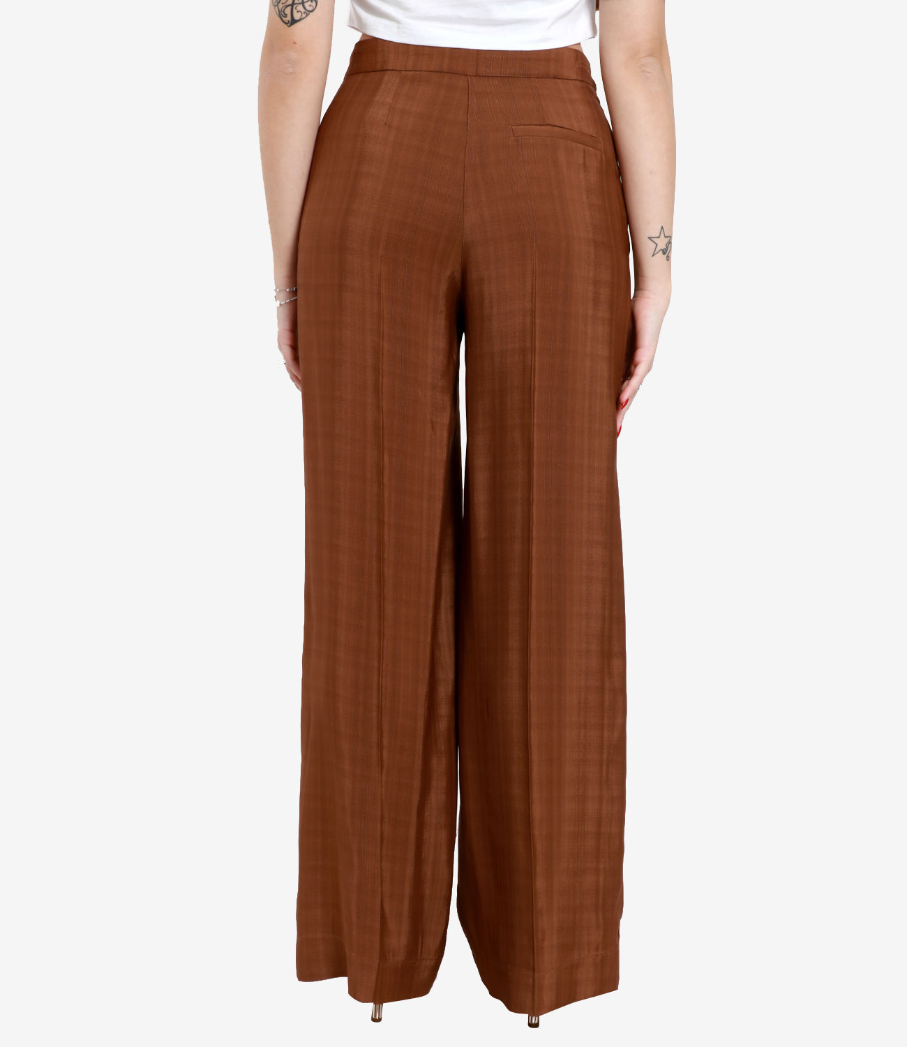 Semicouture | Marlee Coffee Trousers