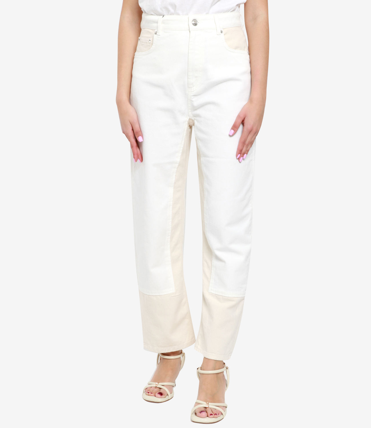 Sportmax | Jeans Zenica Bianco e Beige