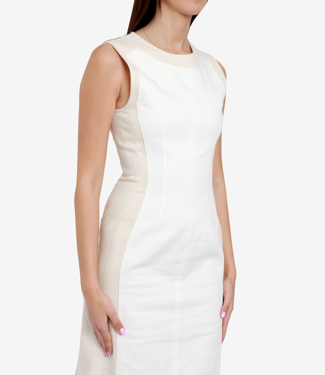 Sportmax | Abito Yang Bianco e Beige