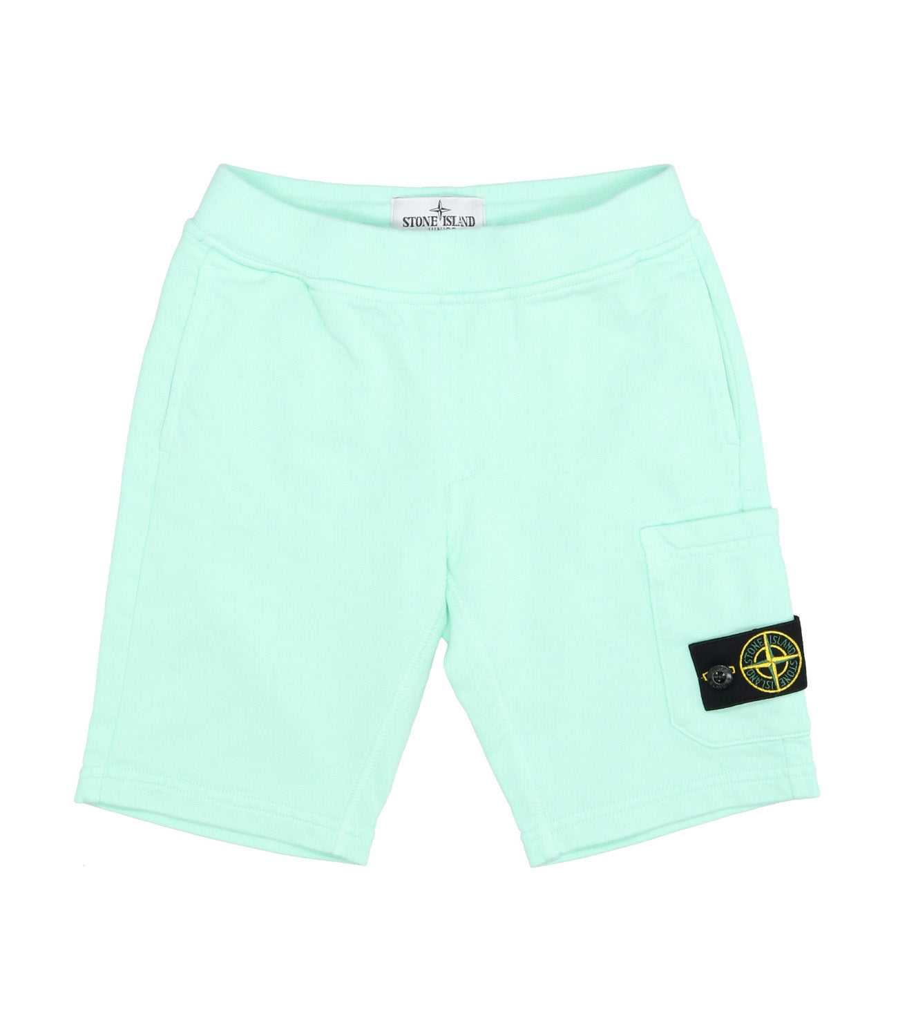 Stone Island Junior | Bermuda Sportivo Verde Acqua