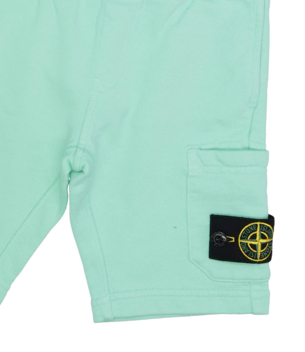 Stone Island Junior | Light Green Sport Bermuda Shorts