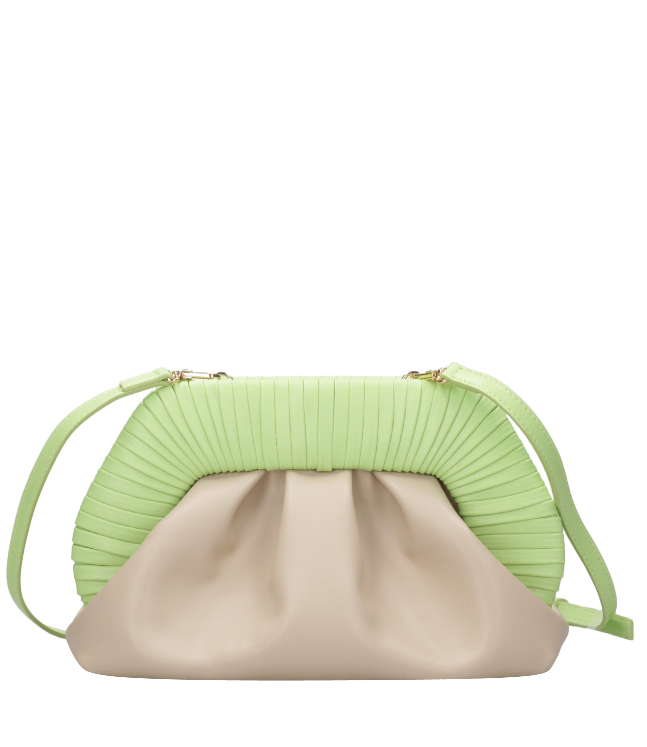 Themoirè | Borsa Tia Cordonia Grape Beige e Verde