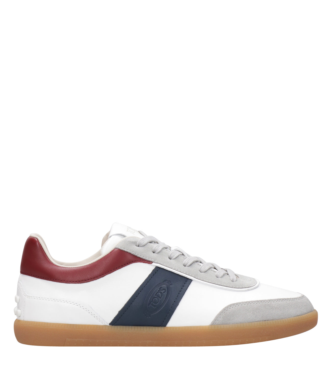 Tod's | Sneakers Bianca Blu e Bordeaux