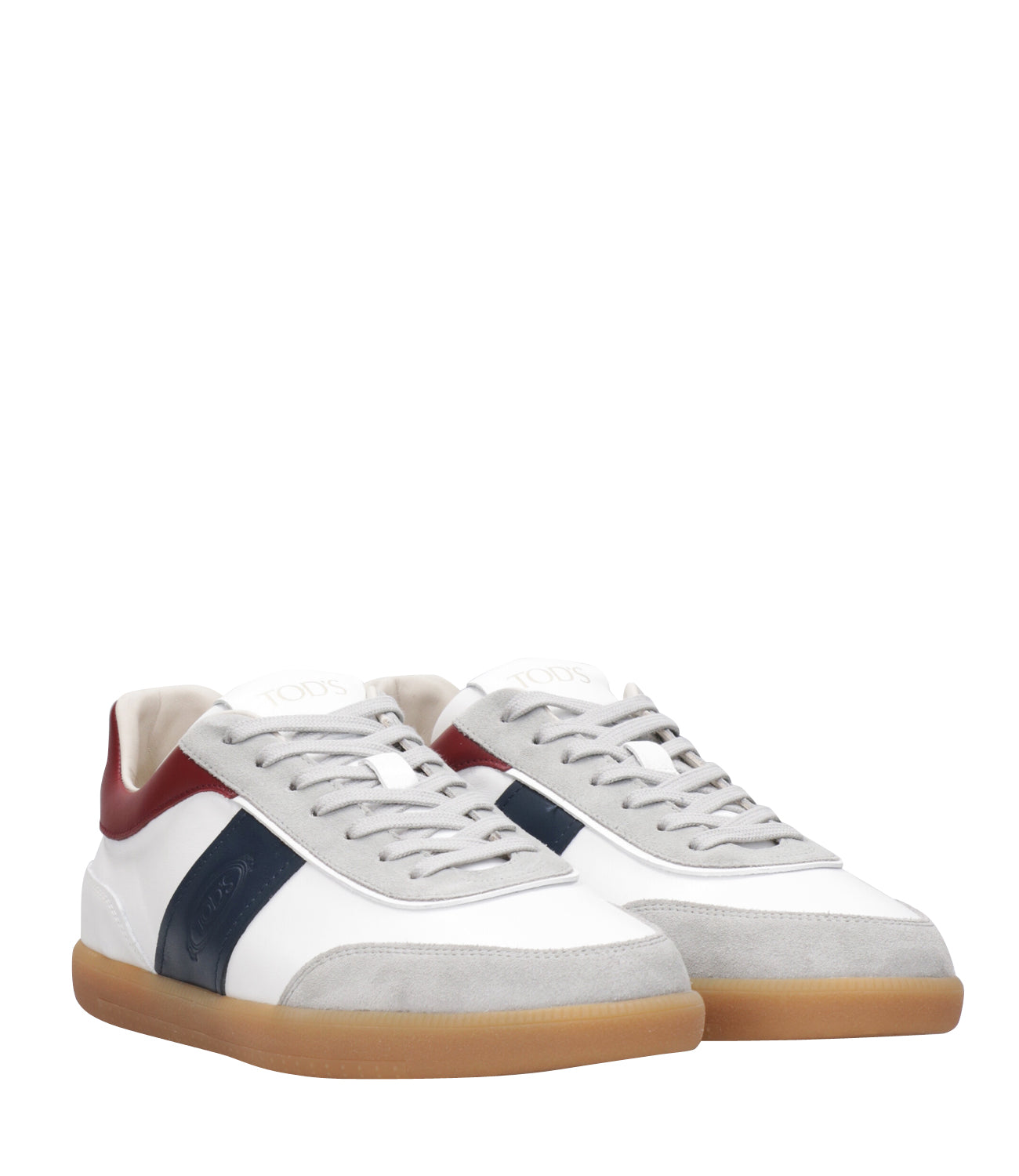 Tod's | Sneakers Bianca Blu e Bordeaux