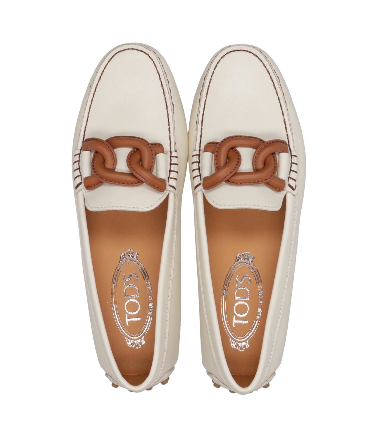 Tod's | Mocasino Bianco Latte