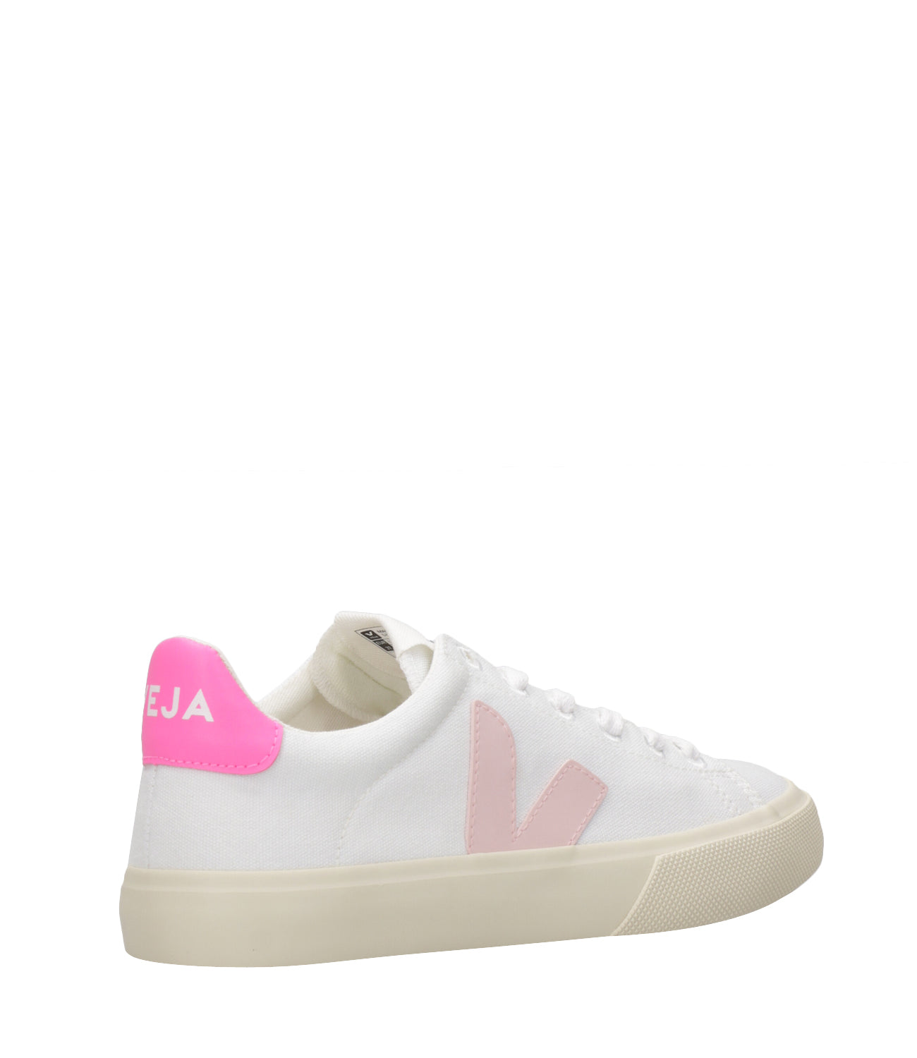 Veja | Sneakers Campo Canvas Bianco e Rosa