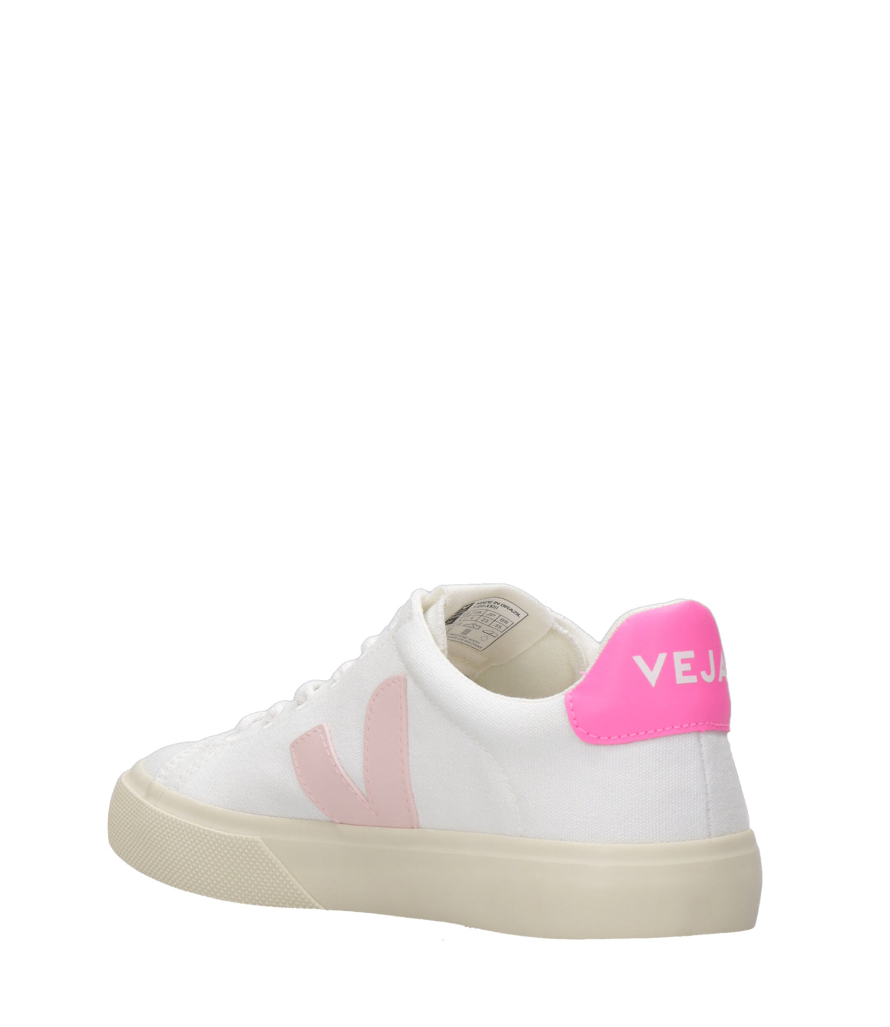 Veja | Sneakers Campo Canvas Bianco e Rosa