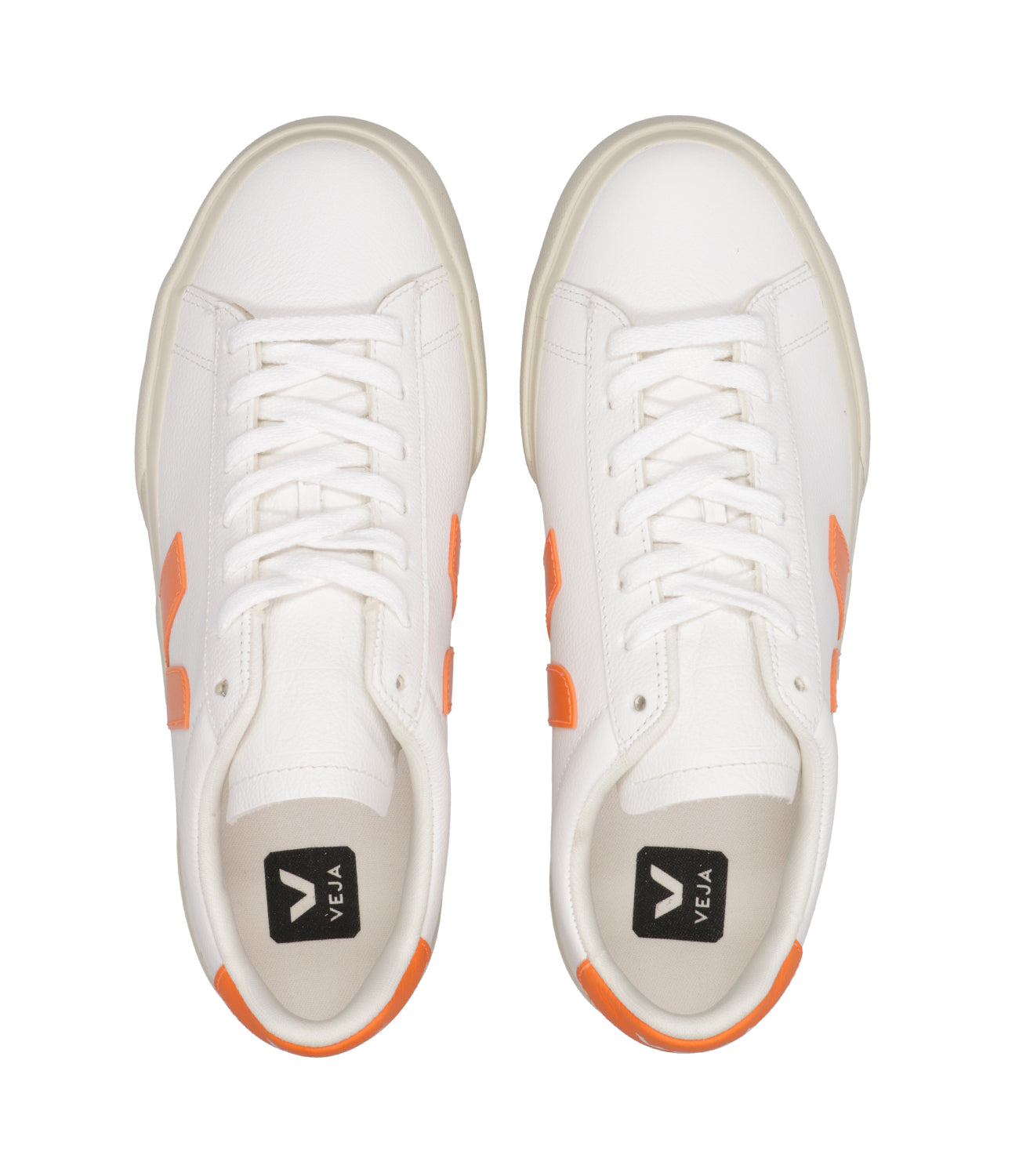 Veja | Field Sneakers Chromefree White and Orange