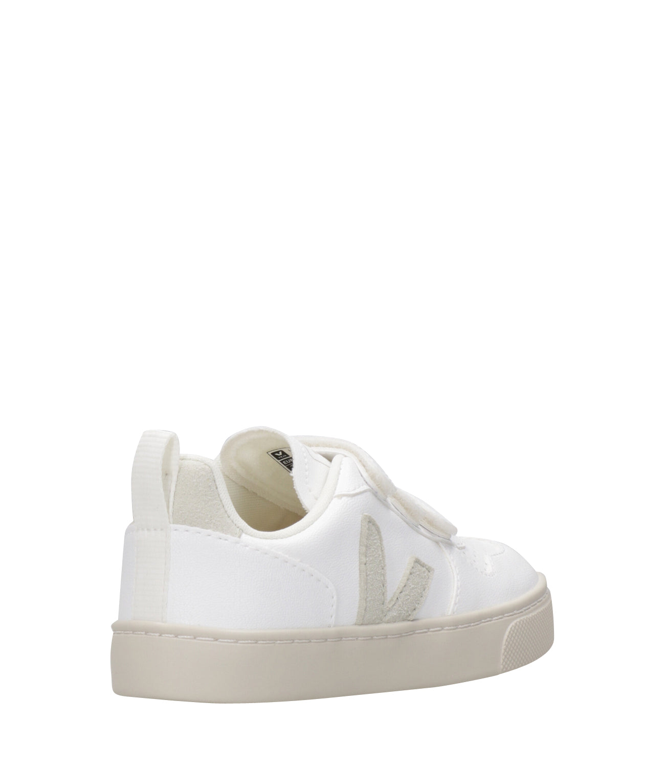 Veja Kids | Sneakers V-10 Velcro Bianco e Avorio