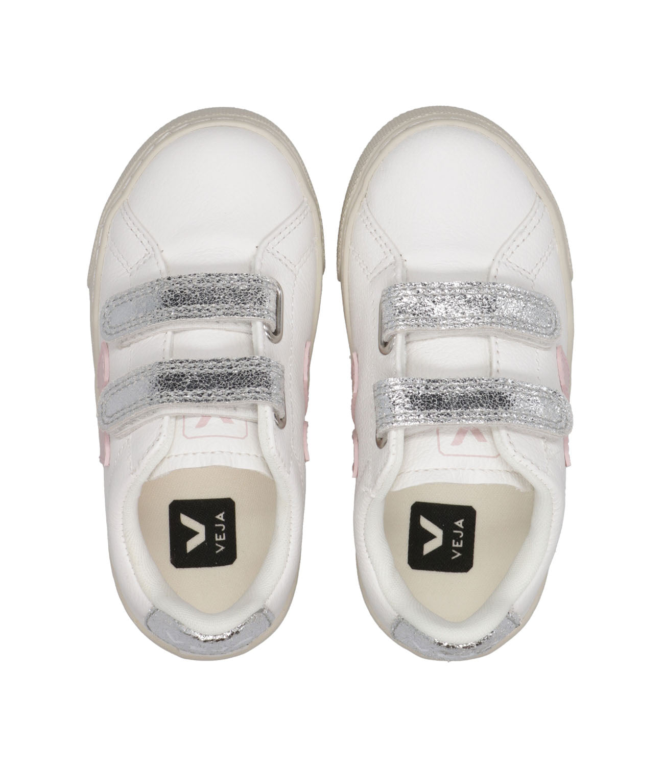 Veja Kids | Chromefree Sneakers White and Pink