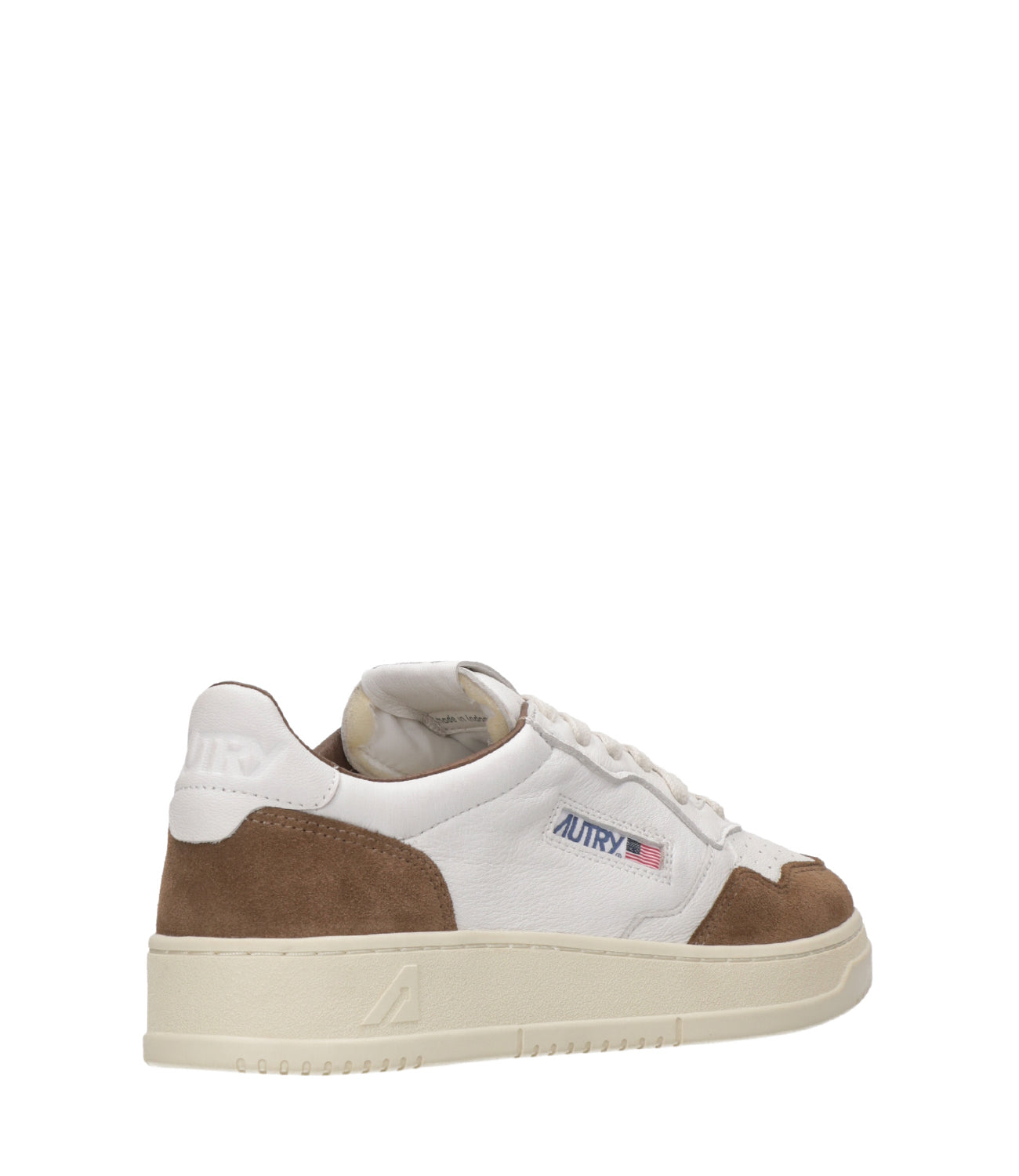 Autry | Sneakers Medalist Low Man Bianca e Sigaro