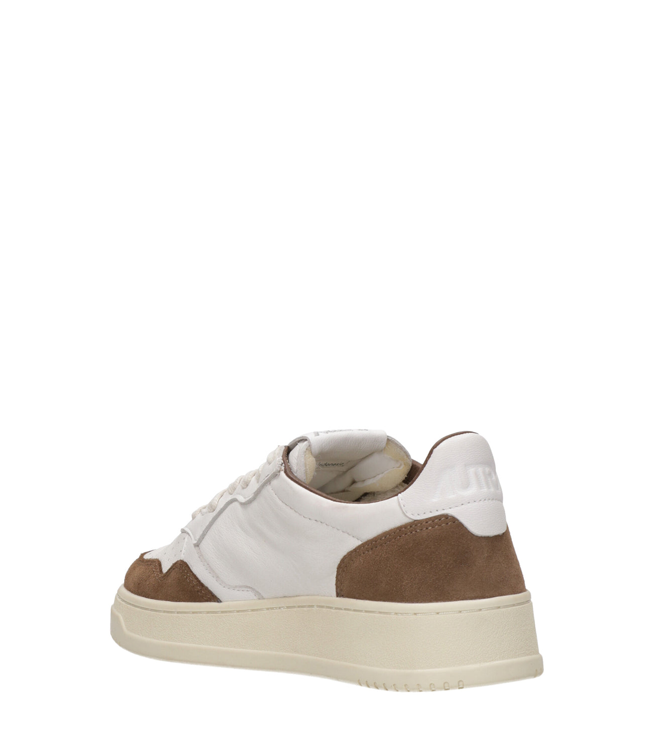 Autry | Sneakers Medalist Low Man Bianca e Sigaro