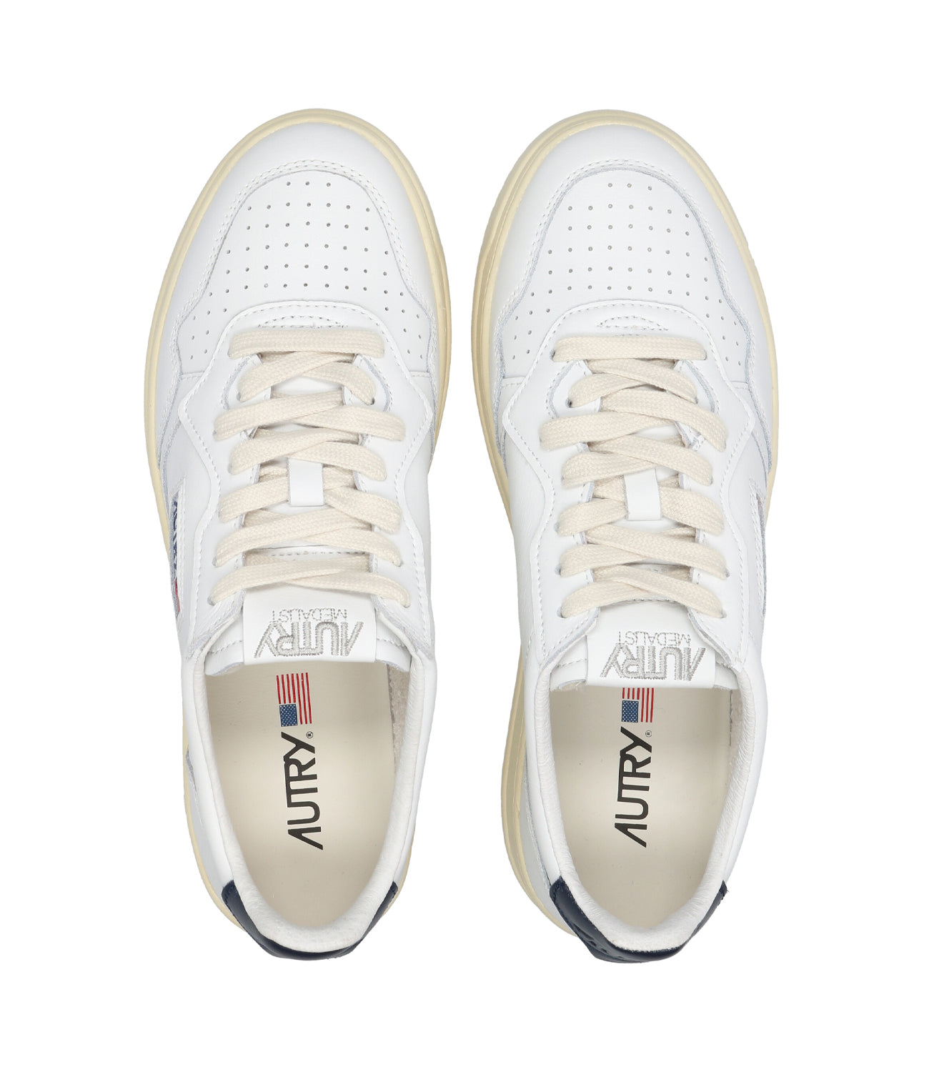 Sneakers Bianco+Blu