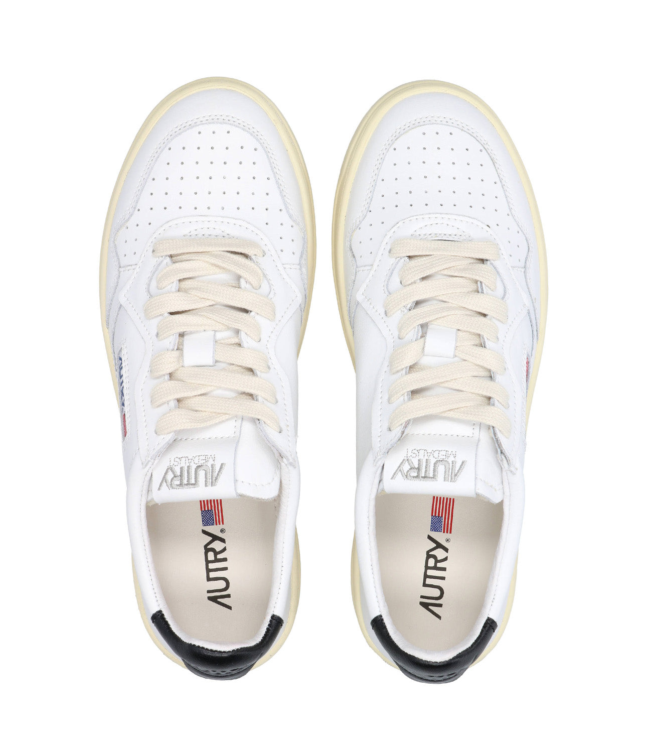 Autry | Sneakers Medalist Low Man Bianca e Nera