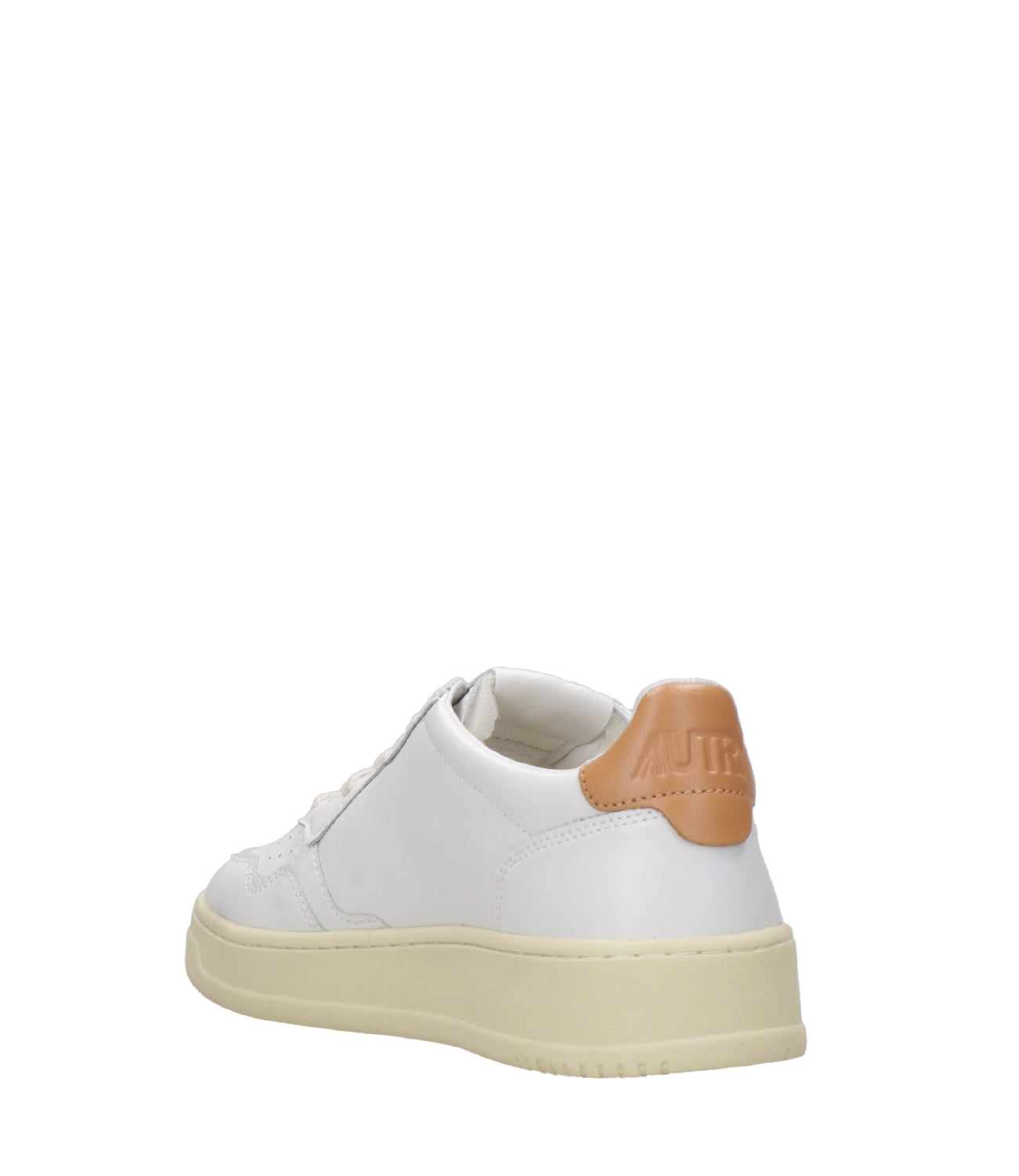 Autry | Sneakers Medalist Low Man Bianca e Cuoio