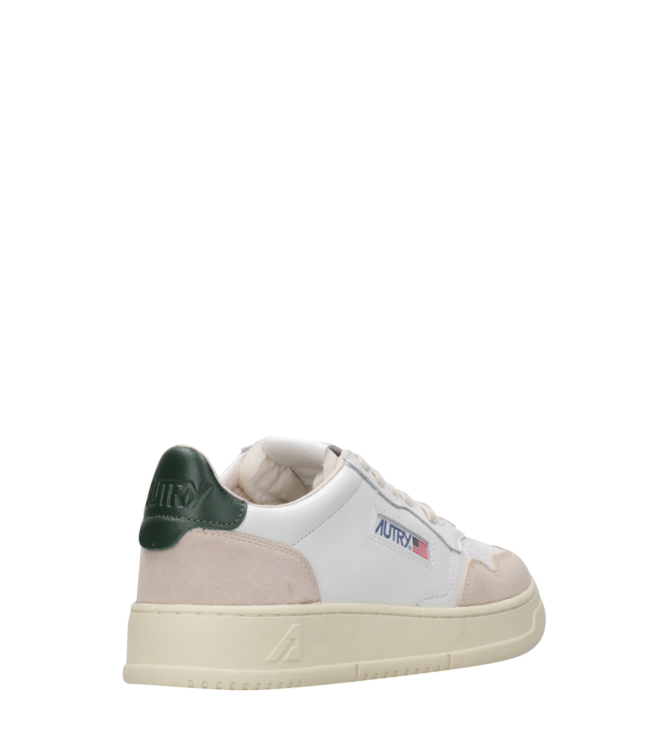 Autry | Sneakers Medalist Low Bianco e Verde Bosco