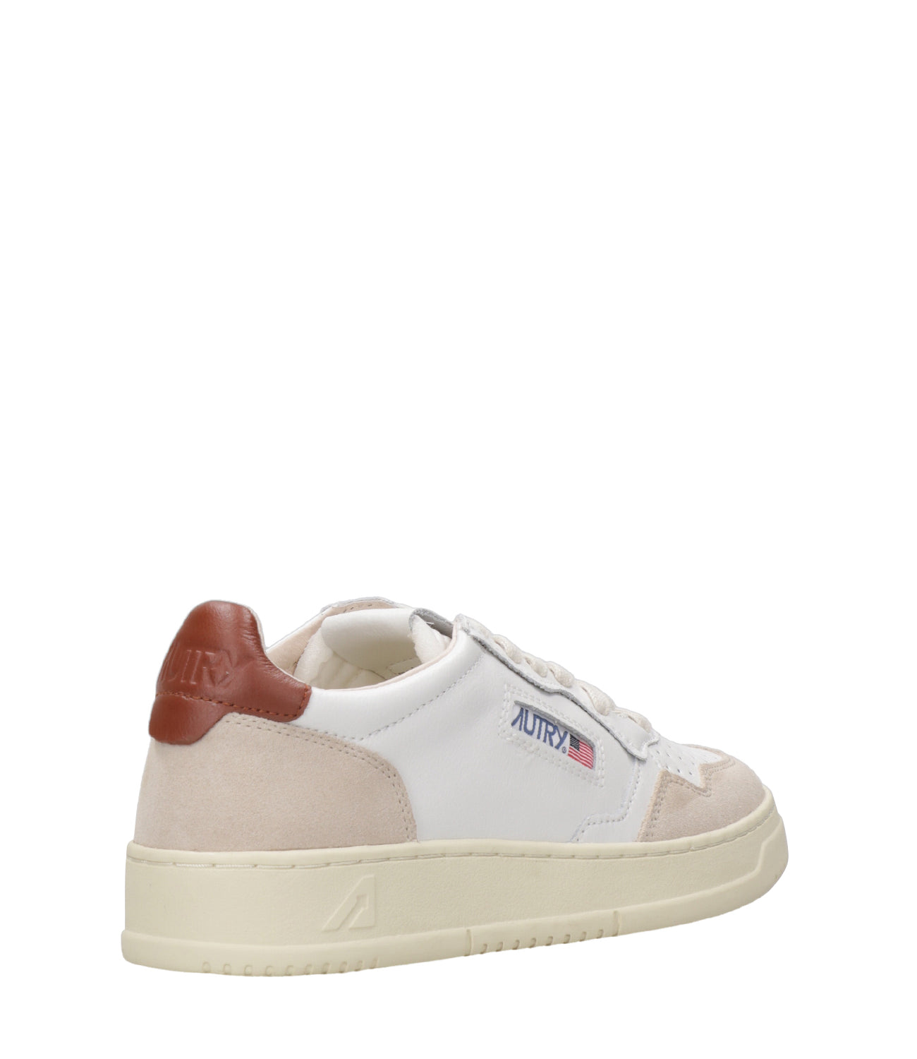 Autry | Sneakers Medalist Low Bianca e Cacao