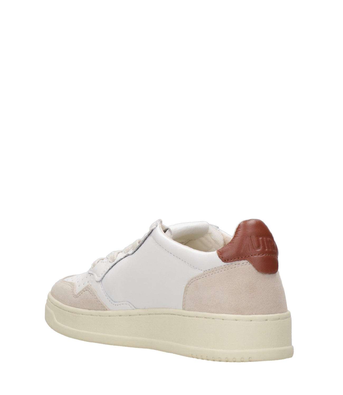 Autry | Sneakers Medalist Low Bianca e Cacao