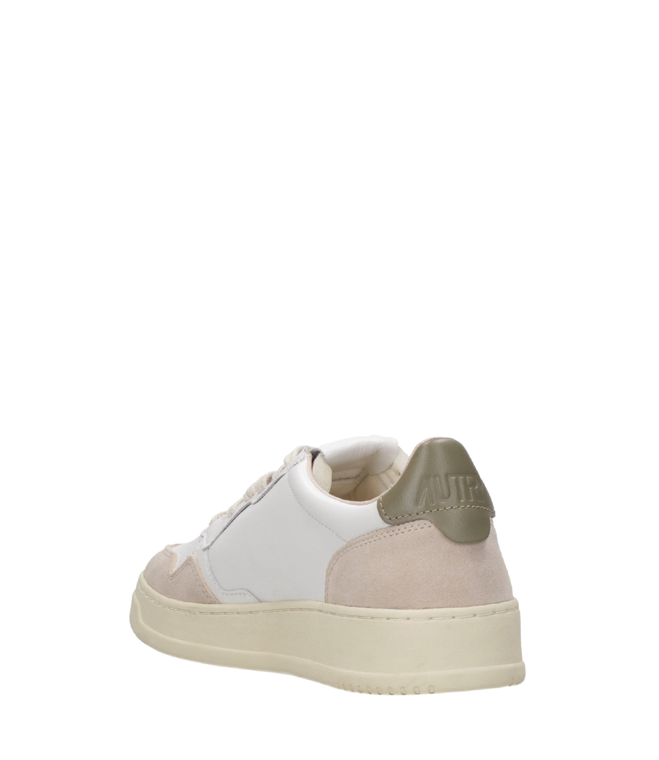 Autry | Sneakers Medalist Low Man Bianca e Verde militare