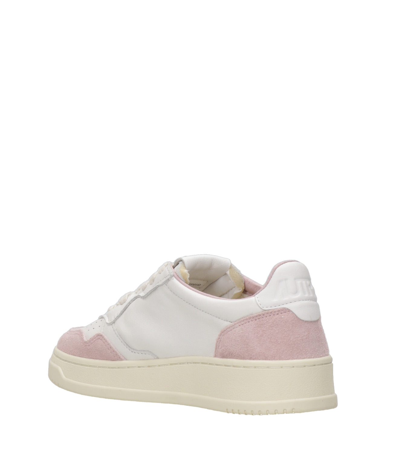 Autry | Medalist Low Woman White and Pink Sneakers