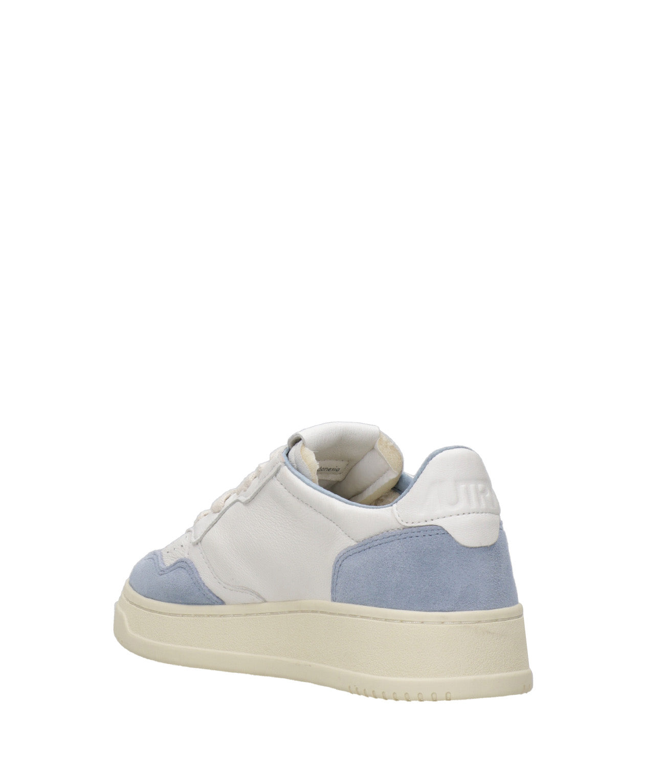 Autry | Medalist Low Woman White and Light Blue Sneakers