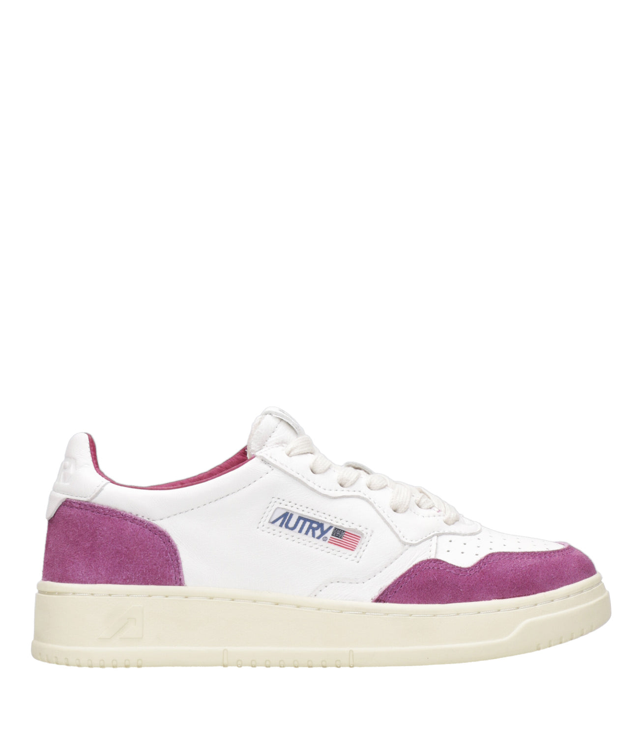 Autry | Sneakers Medalist Low Woman Bianco e Scarlatto