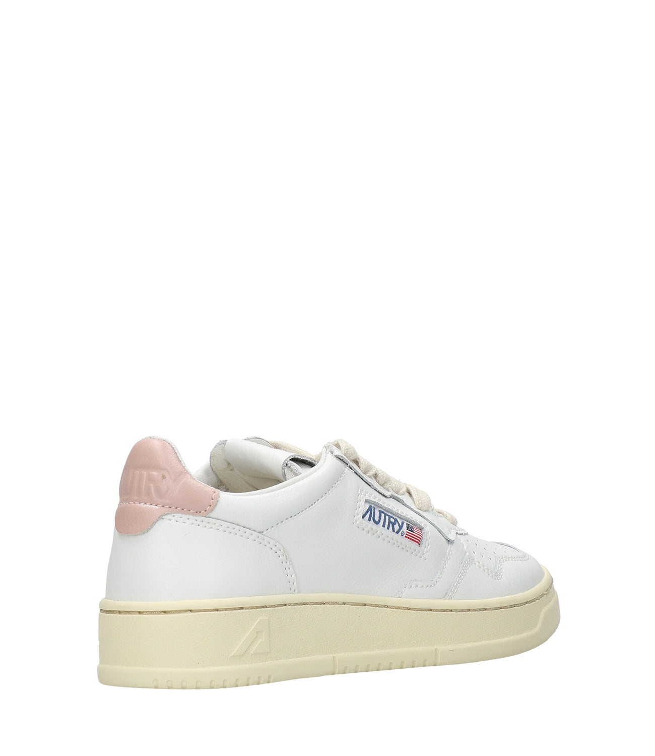 Autry | Sneakers Medalist Low Bianco e Rosa