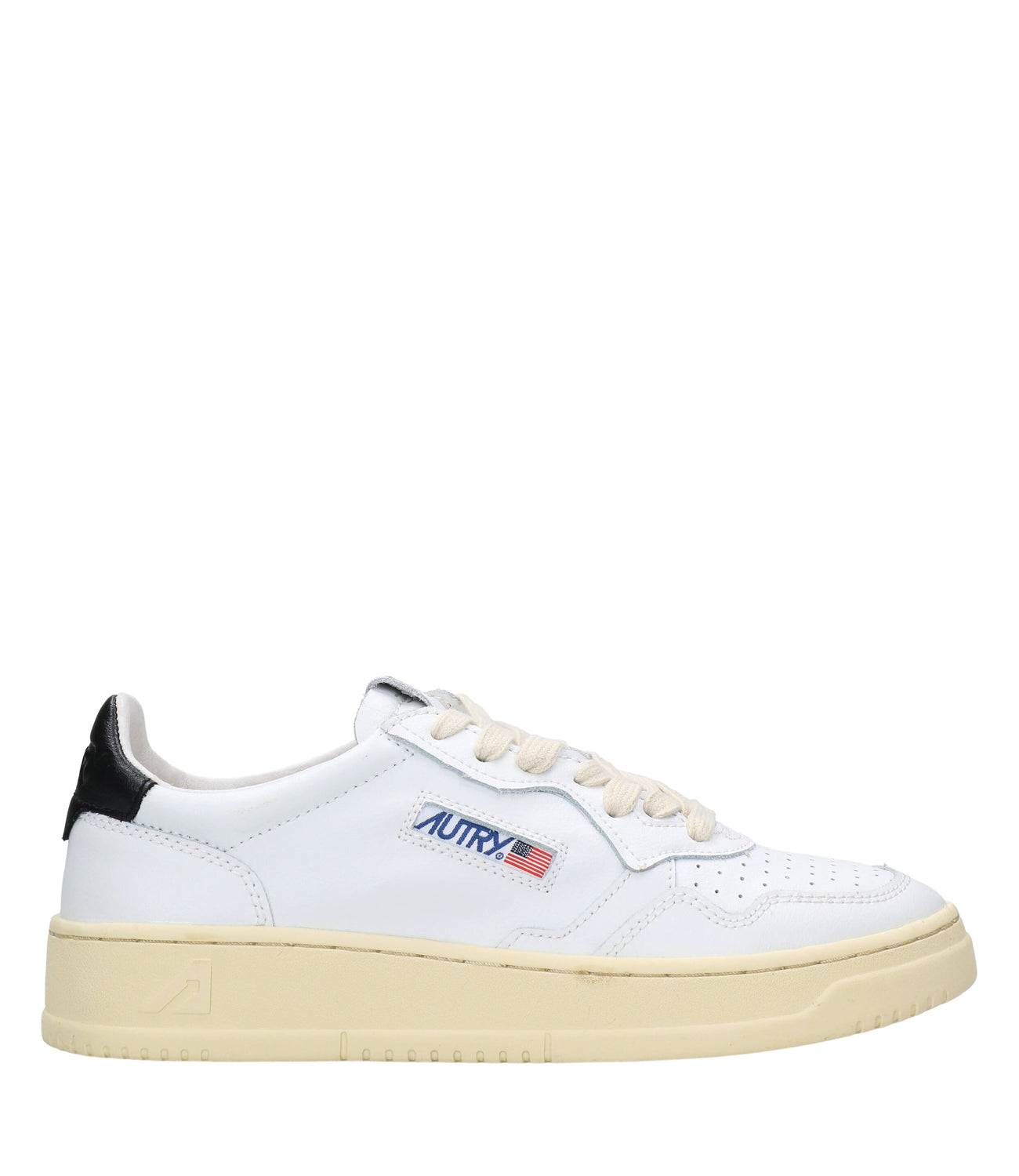 Autry | Medalist Low Woman White and Black Sneakers